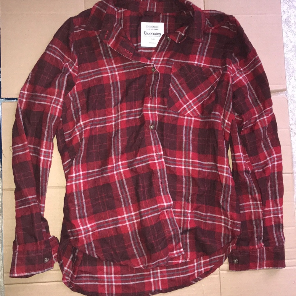 Bluenotes plaid top
